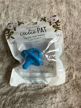 Ryan & Rose Cutie Pat Pacifier — Sky Blue